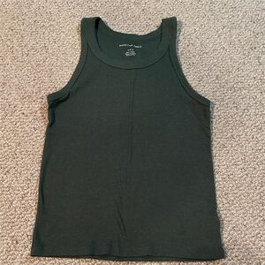 American Eagle Outfitters Dark Green Tank Top